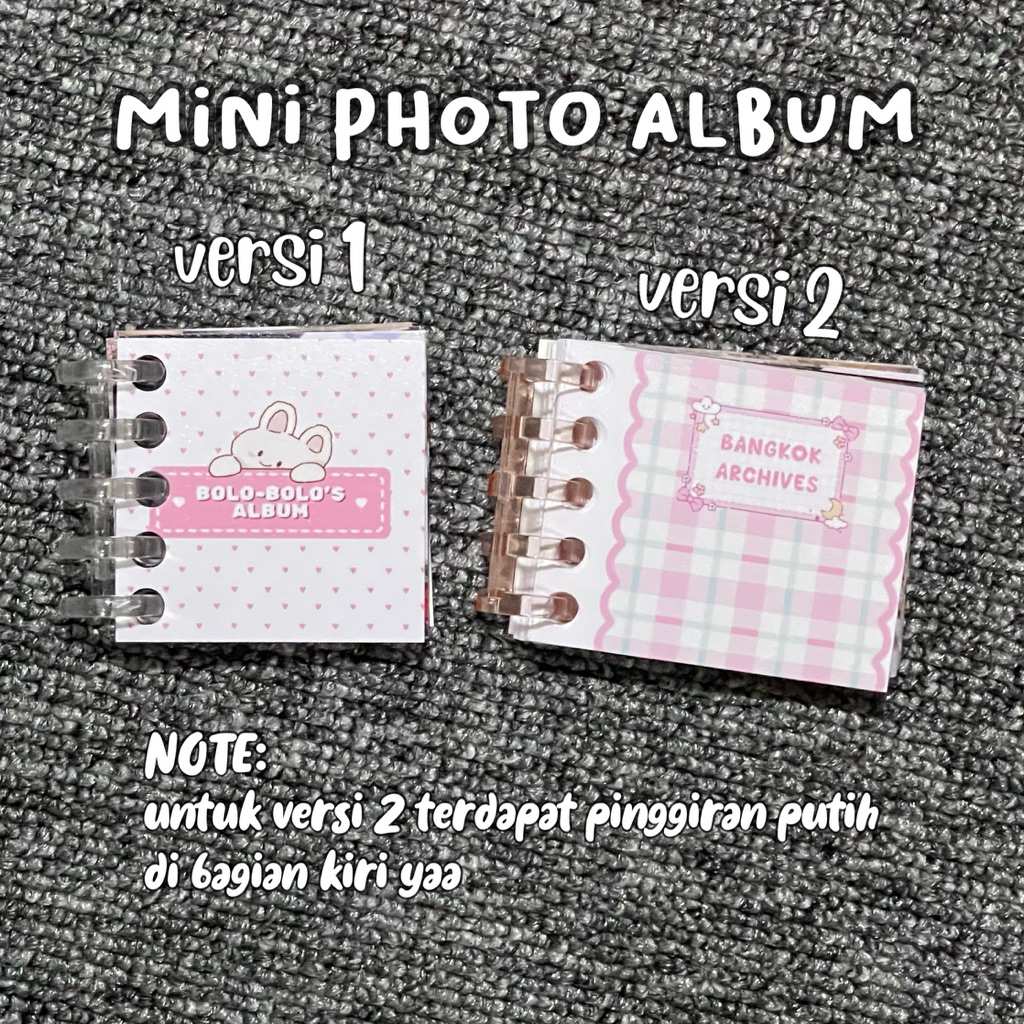 Mini Photo Album Isi 30 Foto | Binder Foto | Album Foto Mini (GAK PO)