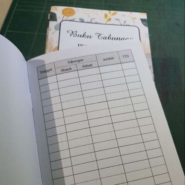 custom buku tabungan, simpan pinjam, iuran