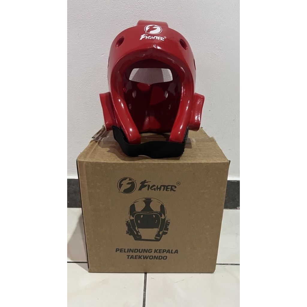 Helm Taekwondo Merk Fighter Original