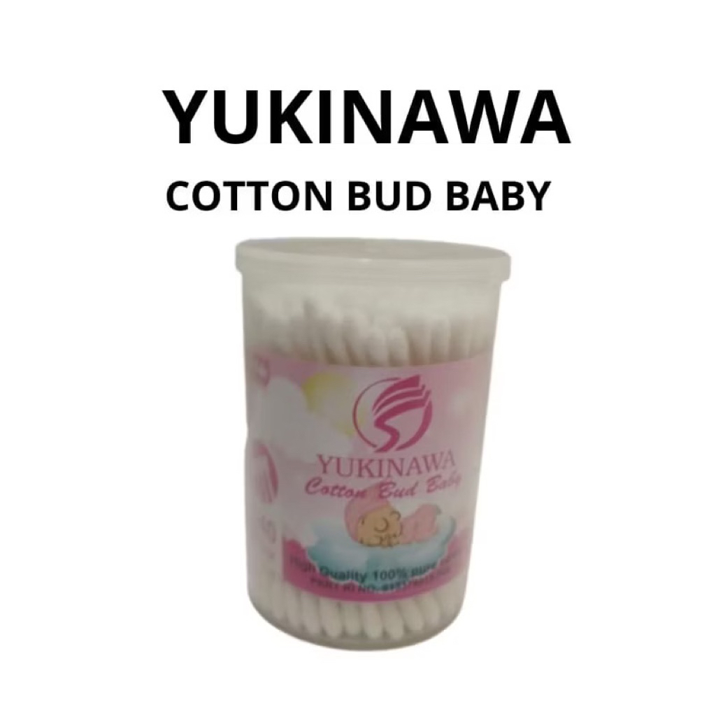 Cotton Bud Yukinawa Dewasa Isi 100 Sticks/Cotton Bud Yukinawa Baby 100%COTTON