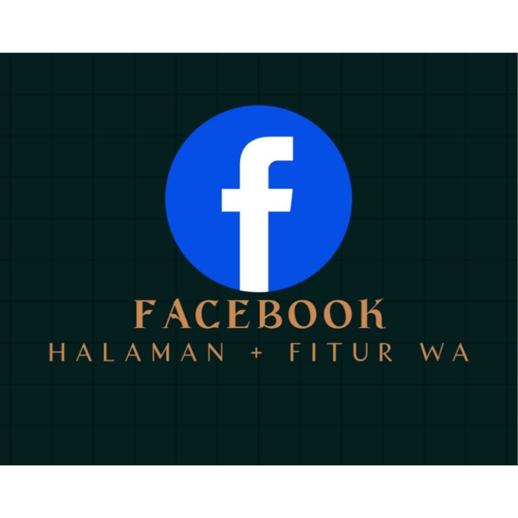 Facebook halaman + fitur wa akses email