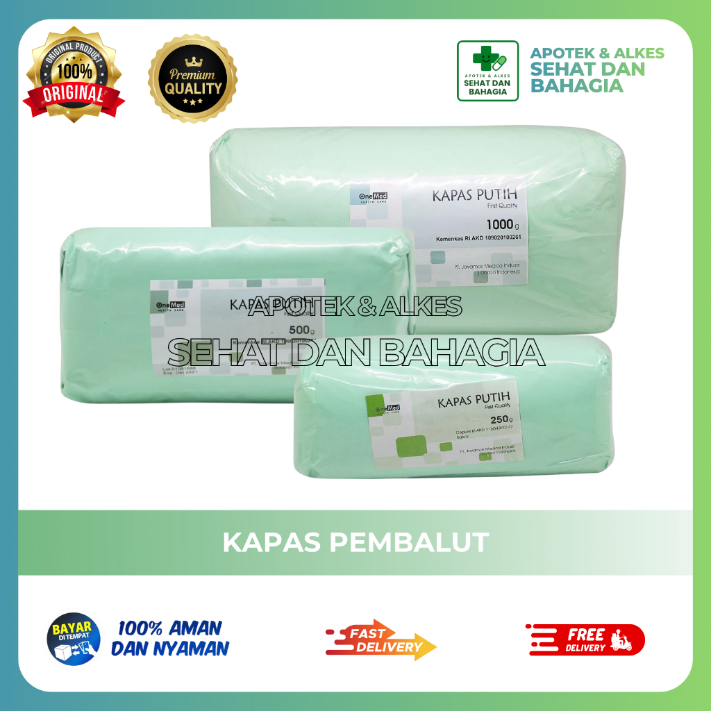 Kapas Pembalut (100grm/50grm/25grm)