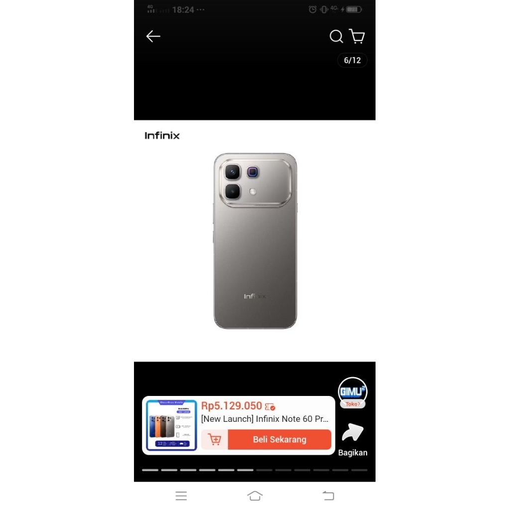 hp infinix 60 pro 8/256gb
