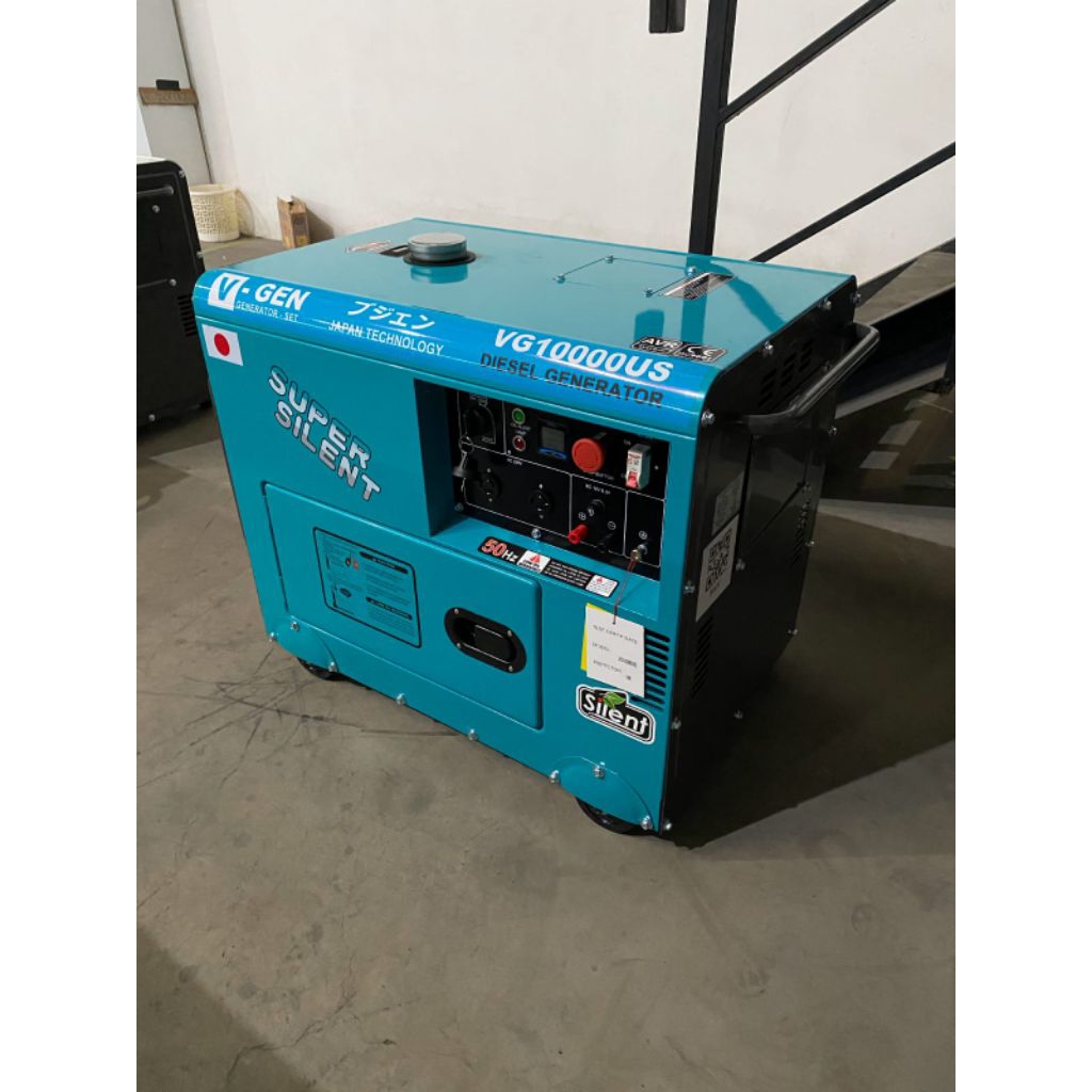 GENSET 7 KVA - VGEN 5000 WATT - GENSET SOLAR SILENT - GENSET PORTABLE