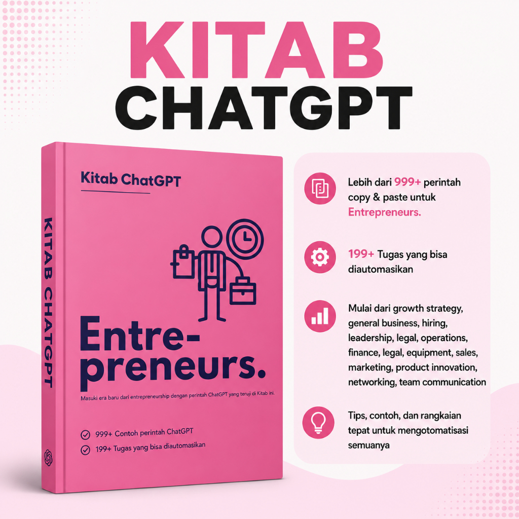 Kitab ChatGPT - Entrepreneurs | Panduan Lengkap ChatGPT untuk Entreprener