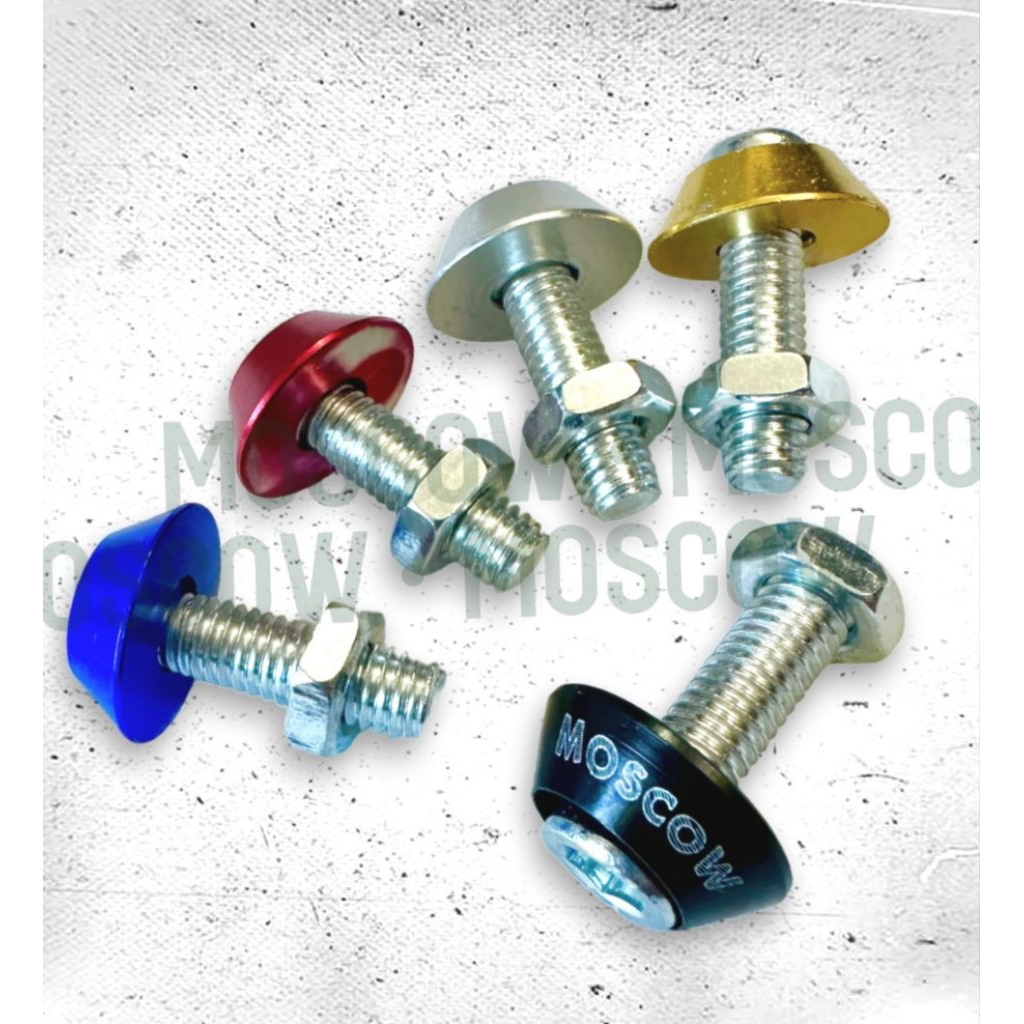 BAUT L KUNCI 10 + RING MONEL / BAUT L 10 KERUCUT / BAUT MONEL UKURAN DRAT 10 KUNCI L 1 PCS MOSCOW