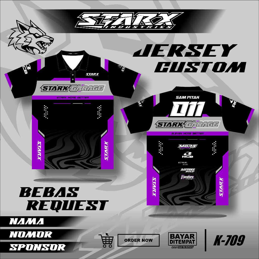 JERSEY RACING kaos polo baju balap custom full printing jersey balap bisa ubah nama nomor jersey pre