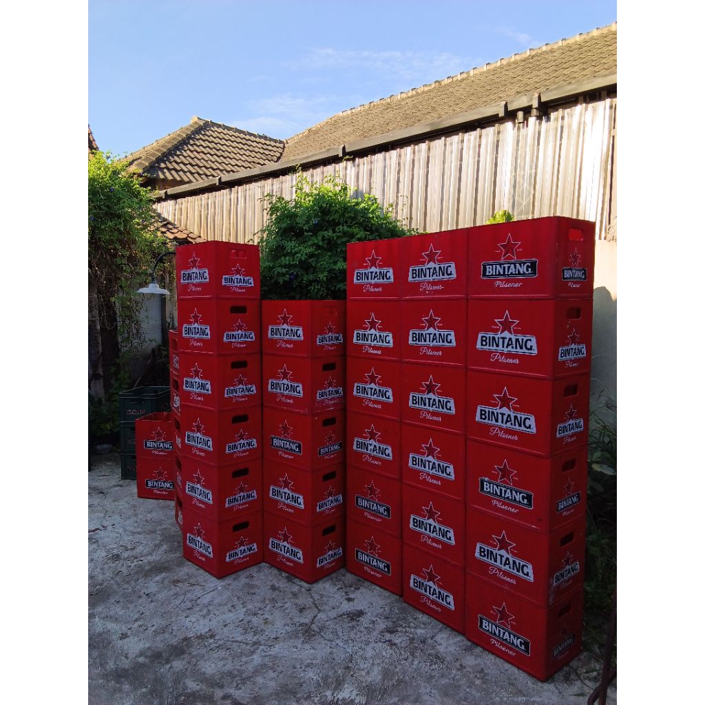 krat bintang minuman bekas