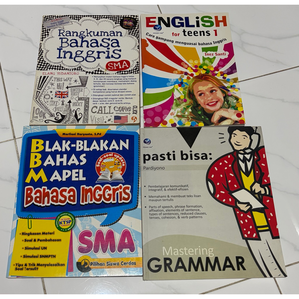 Preloved buku inggris