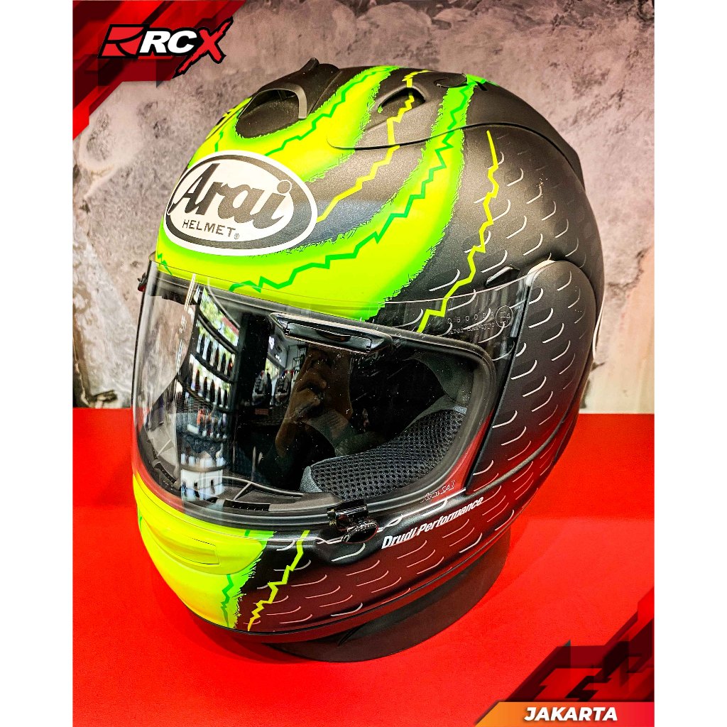 Helm Arai RX7-RR5 Crutchlow Original Second 2nd Bekas RCX