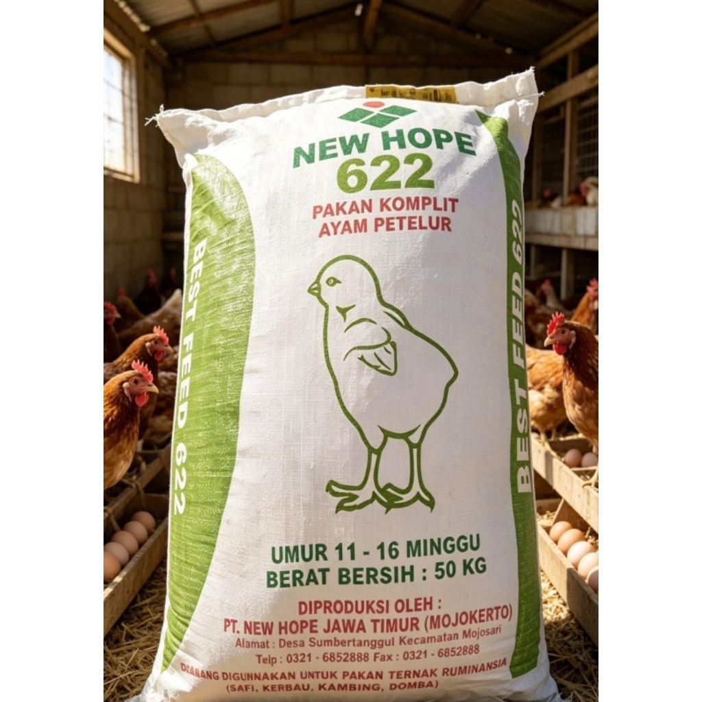 New hope 622 pakan komplit ayam petelur