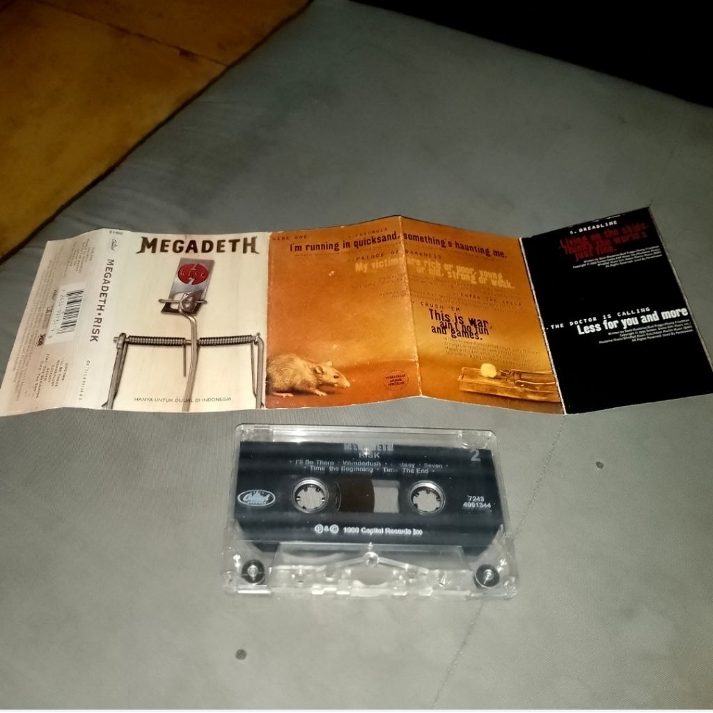 Kaset pita:Megadeth-Risk