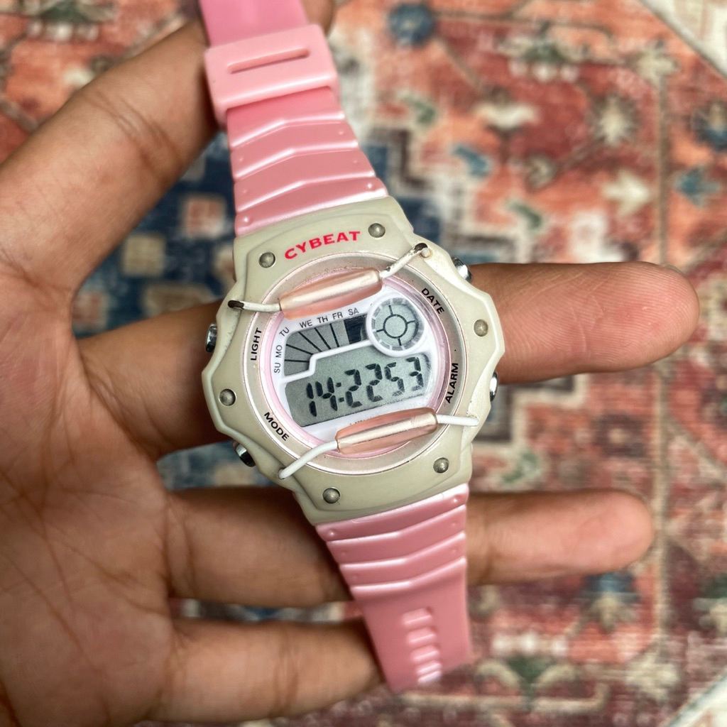 Jam Tangan Cybeat J-Axis Pink Watch vintage jadul retro y2k not casio baby g