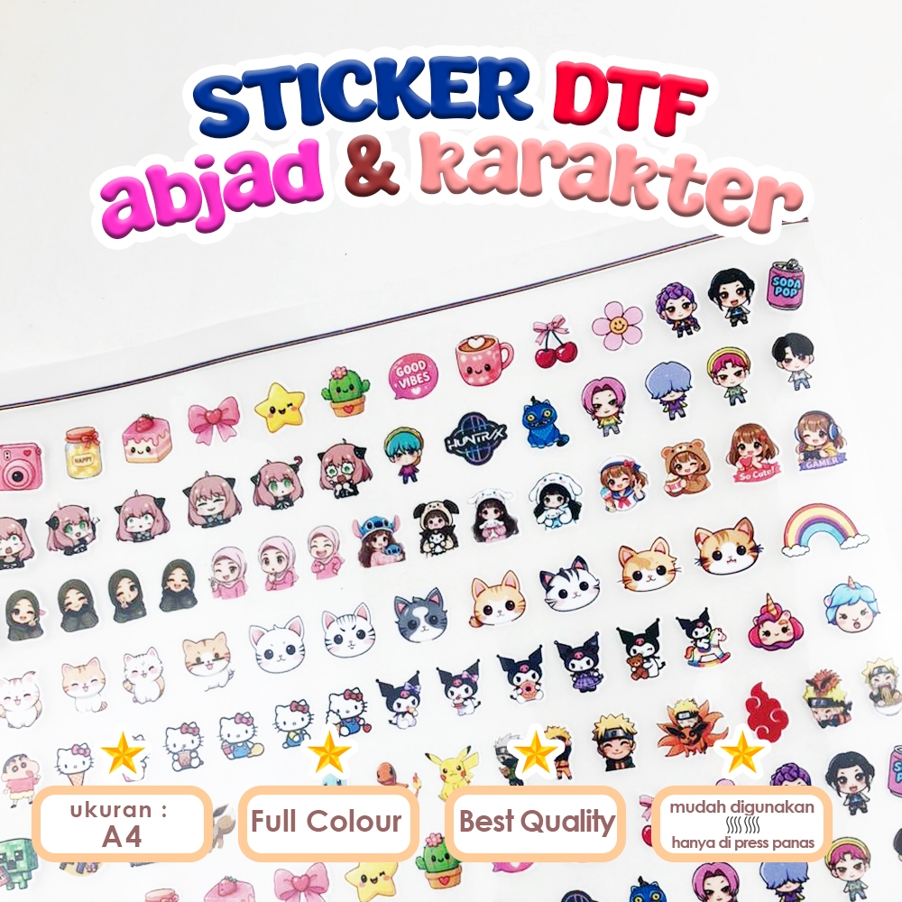 SABLON HURUF DTF / HURUF WEBBING / GANCI WEBBING / WEBBING KEYCHAIN