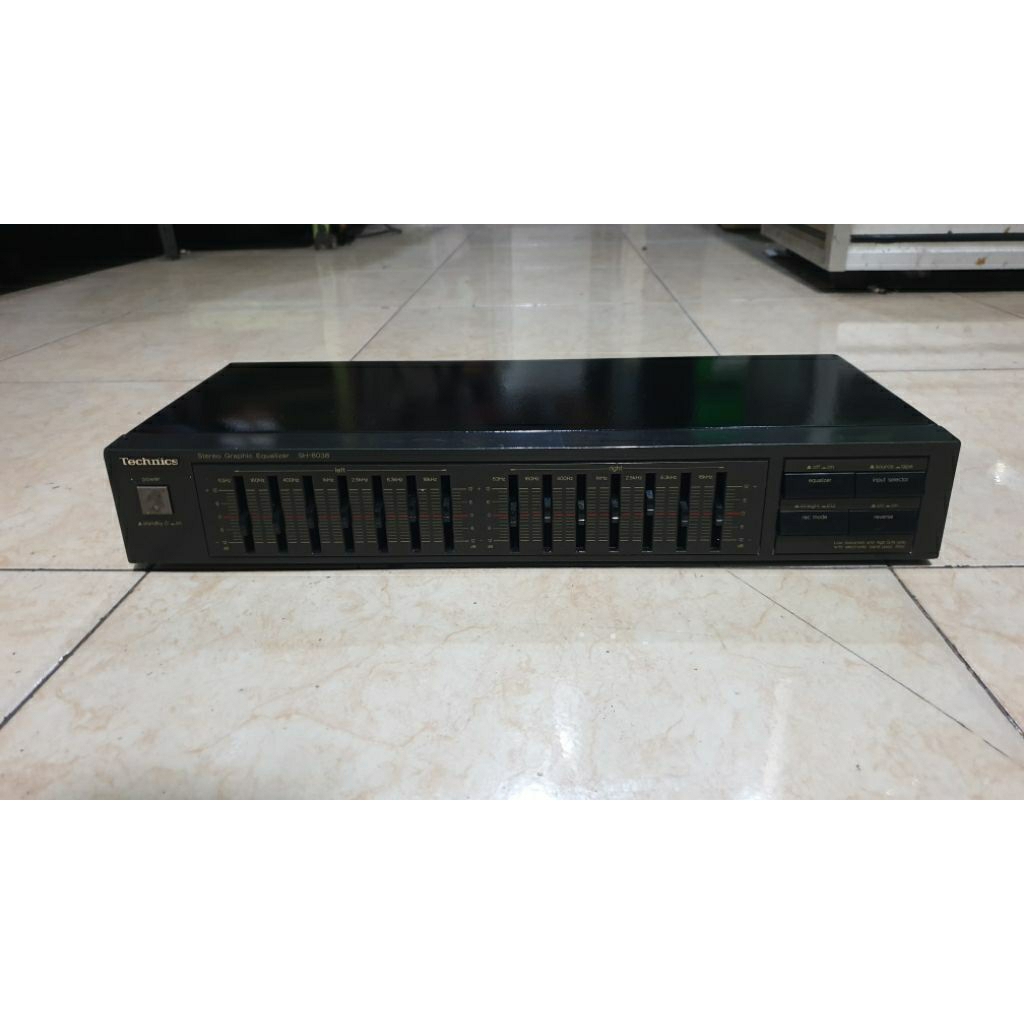 equalizer vintage technics sh-8038 second bekas normal siap pakai sudah di tes