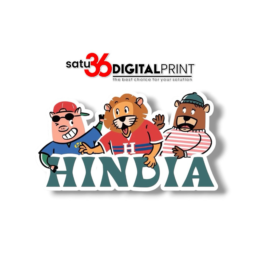 Stiker band hindia