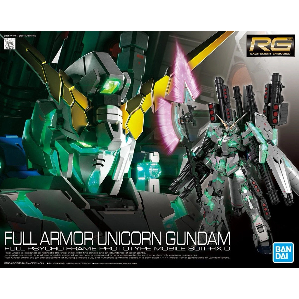 RG FULL ARMOR UNICORN GUNDAM BANDAI ORIGINAL NEW