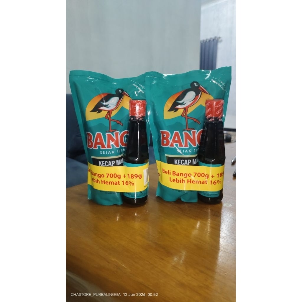 KECAP BANGO 700ML FREE KECAP 189GR