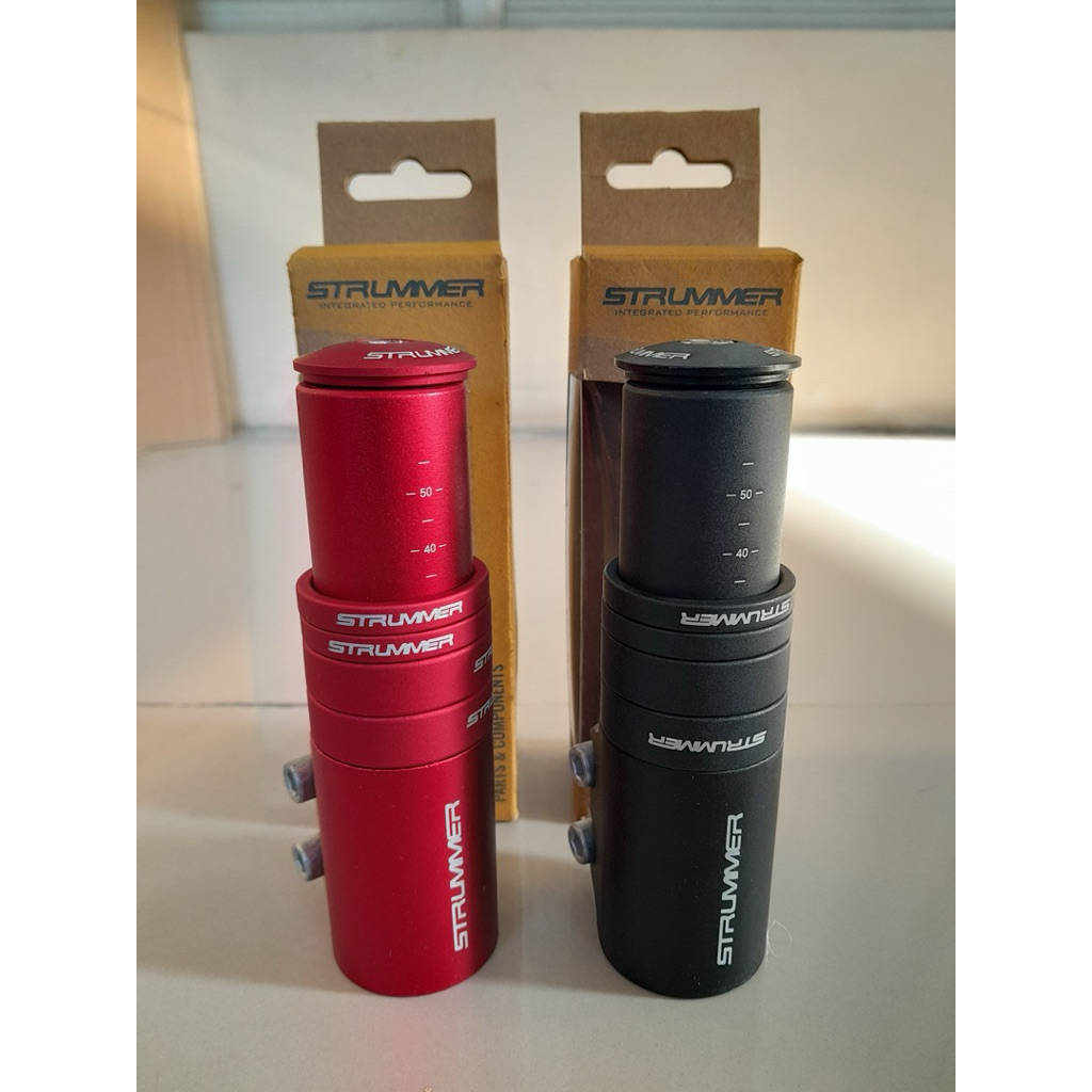 ADAPTOR / ADAPTER PENINGGI STEM FORK STRUMMER - Peninggi Stang Sepeda MTB - Stem Fork Extender Exten
