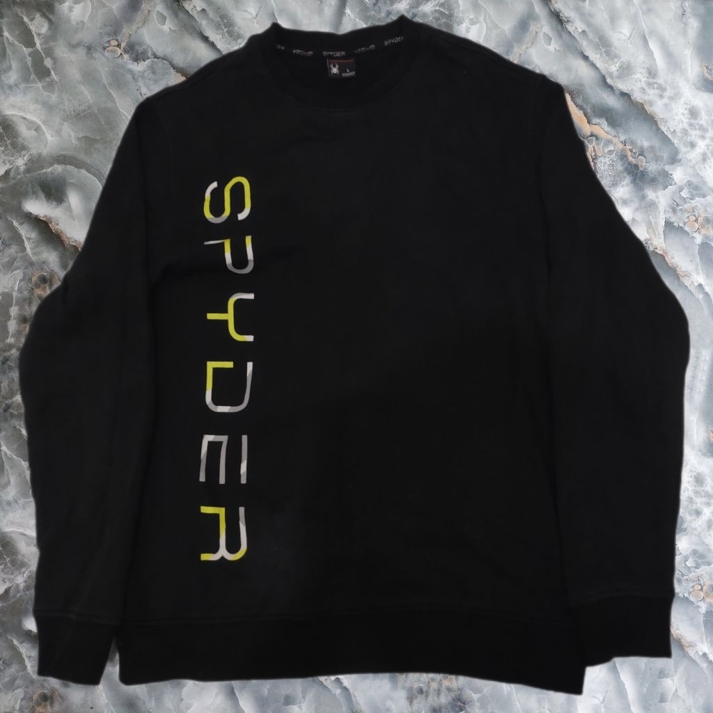 crewneck spyder black