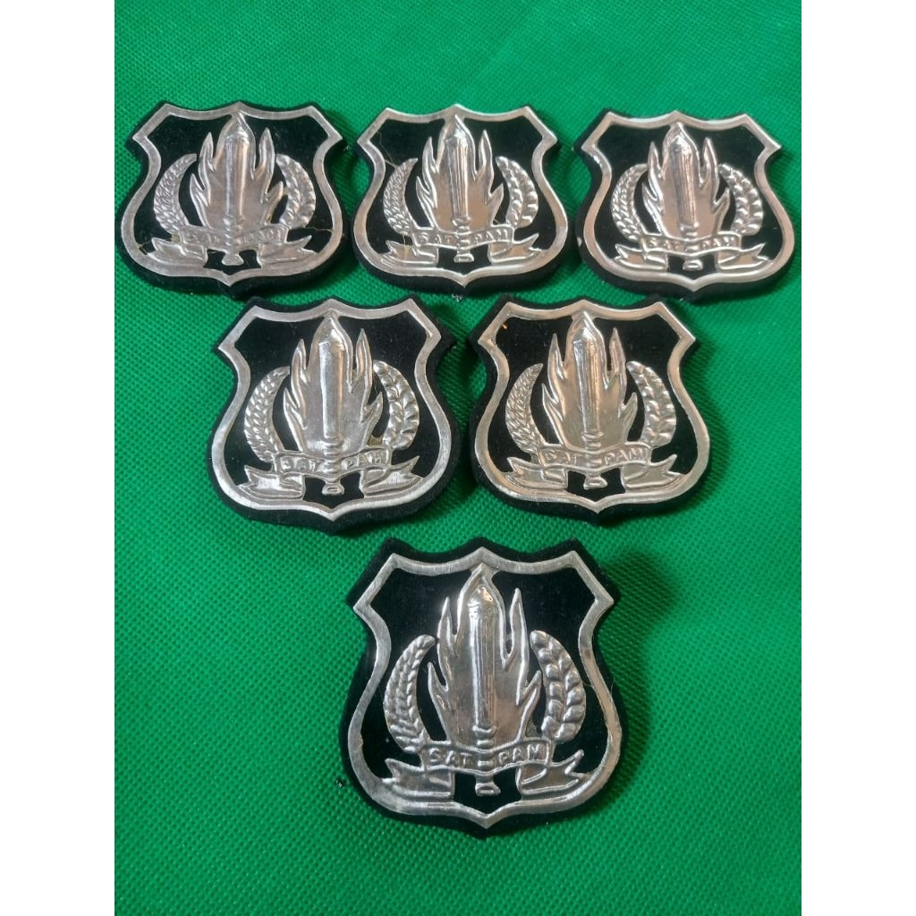 Emblem Pet Satpam Topi Satpam