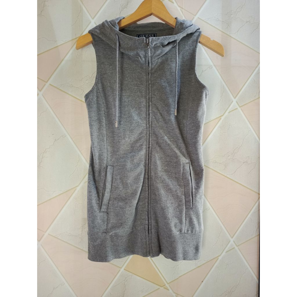 vest rompi Hoodie Zipper guess