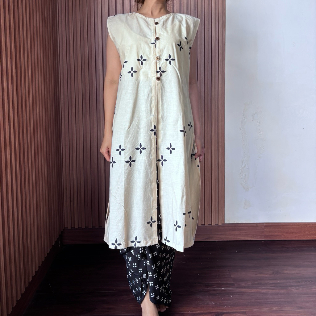 RONA - Tunik Long Sleeveless | Tunik Batik