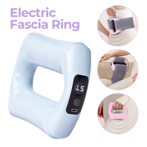AI Electric Vibrating Massager for Body Fascia, Fitness Massage Ring, Body Shaping Massager, Deep Ti