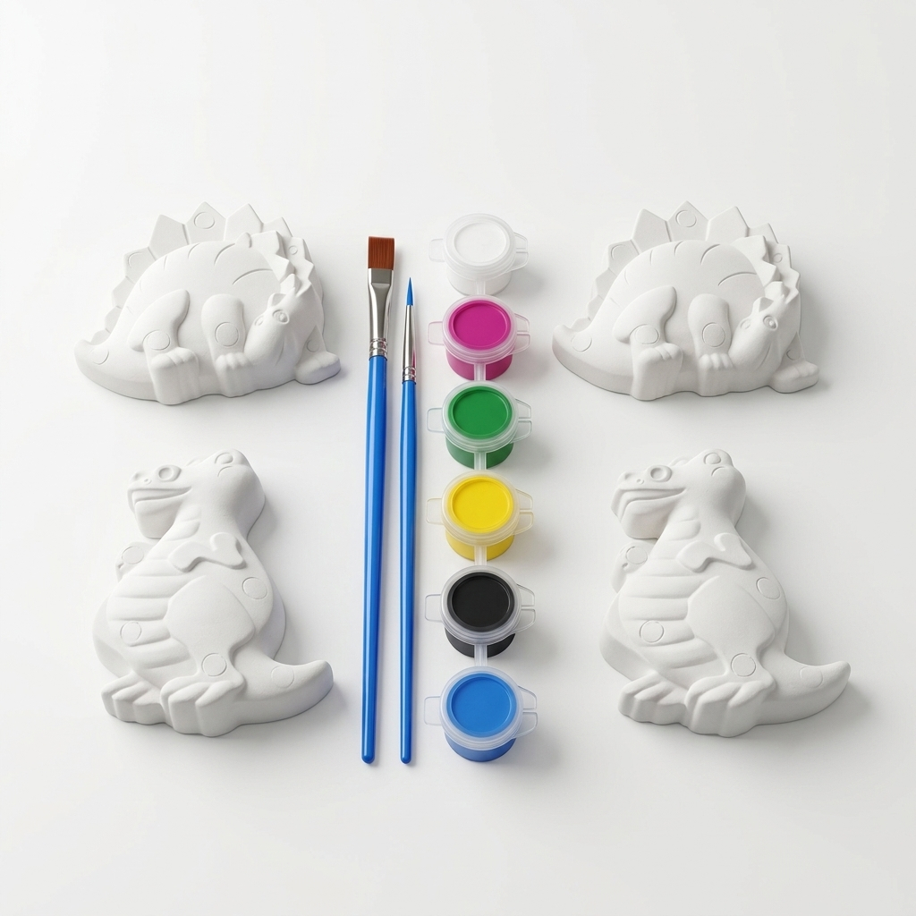 DIY Painting Kit Dinosaurus - Mainan Mewarnai Patung Gips Anak Edukasi/Mainan Edukasi Anak DIY Mewar