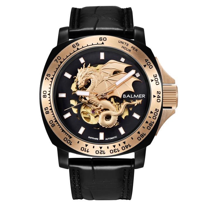 Balmer 8125 Jam Tangan Pria Automatic Sapphire Glass-Leather