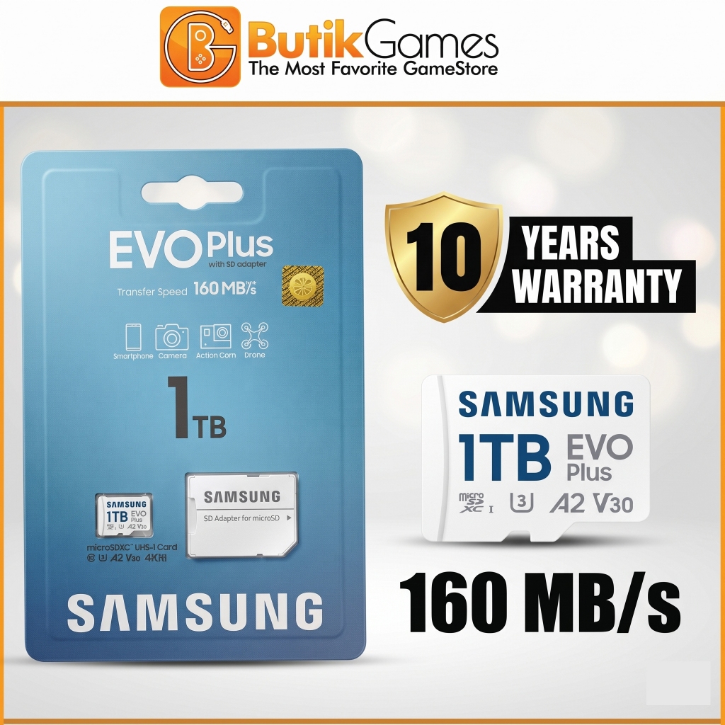 Samsung EVO Plus MicroSD Micro SD MicroSDXC Memory Card 1TB 1 TB