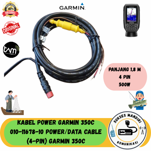 Kabel power garmin 350 fish finder 350c P/N 010-12199-04