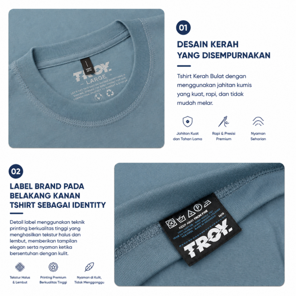 TROY COMPANY Kaos Pria Lengan Pendek - Rocket Coyote Tshirt MTD 2762