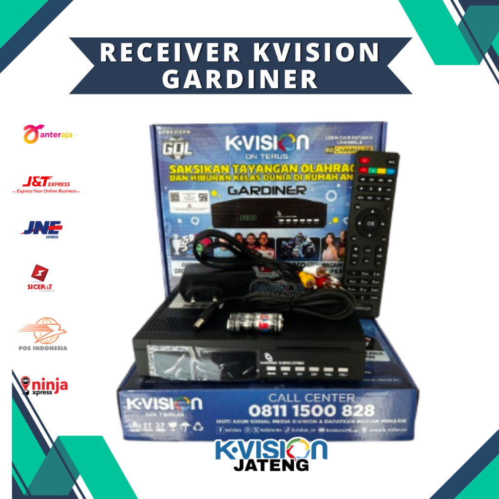 Receiver Gardiner Ottimo untuk Parabola Jaring dan Mini