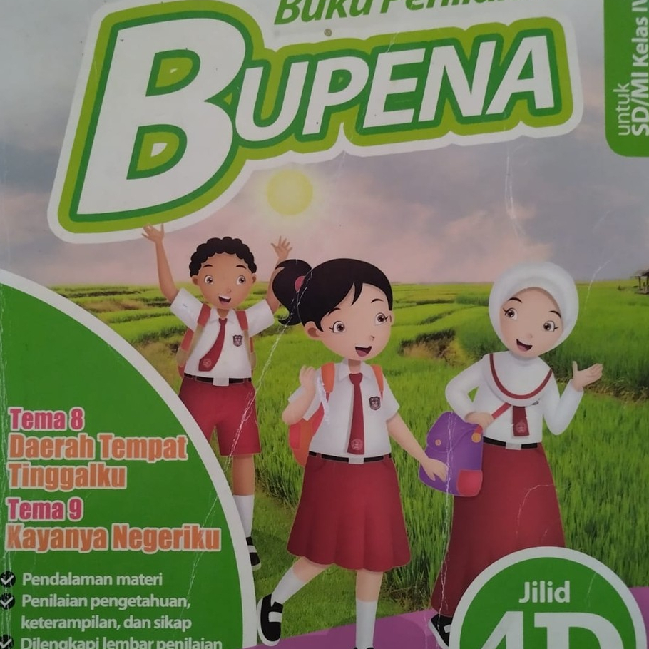 Buku Bekas Original BUPENA 4D kurikulum 2013 Revisi Penerbit Erlangga
