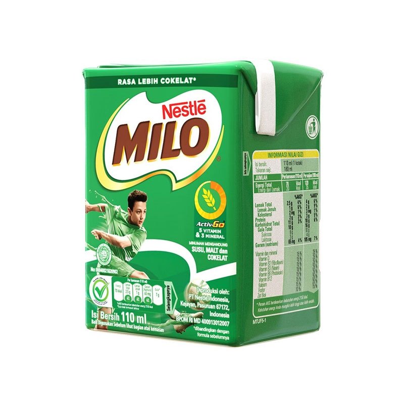 Milo Susu Uht Coklat 110ml/Kemasan Kecil
