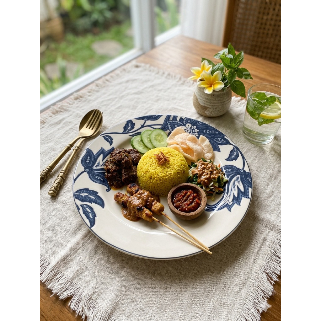 PIRING MAKAN MOTIF dinner plate 1 PCS
