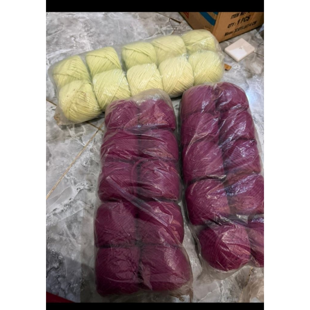 Benang Macrame 4mm ±100Gr