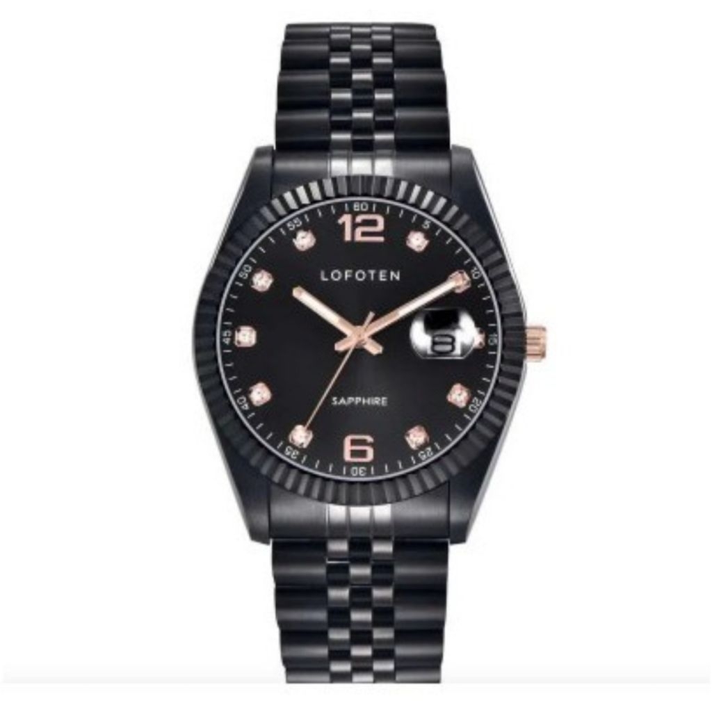 Jam Tangan Lofoten 8105L Full Hitam Cewek