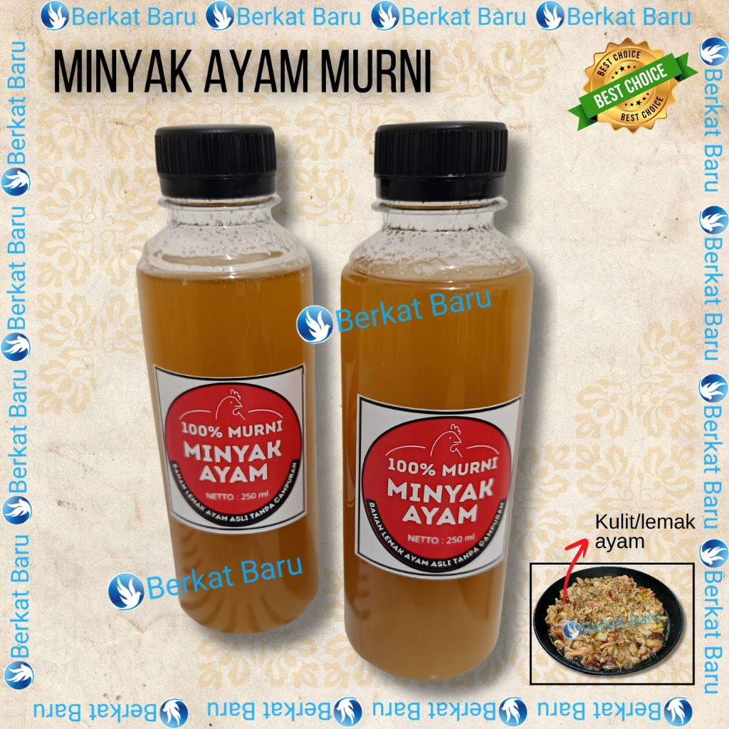 ASLI Minyak Lemak Ayam TANPA CAMPURAN | Minyak Ayam murni | 100% Original Minyak Ayam