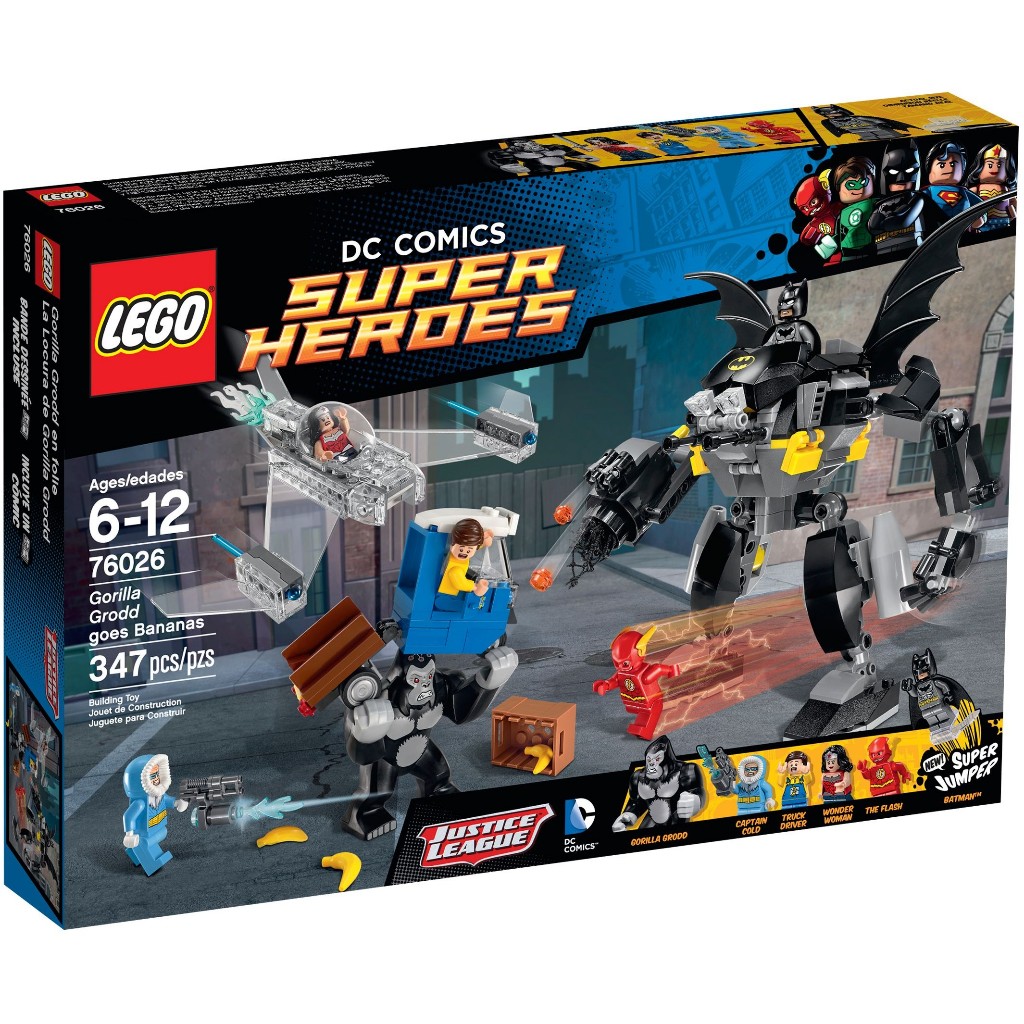 Lego DC Comics 76026 Super Heroes Justice League Gorilla Grodd goes Bananas Mainan Hobi