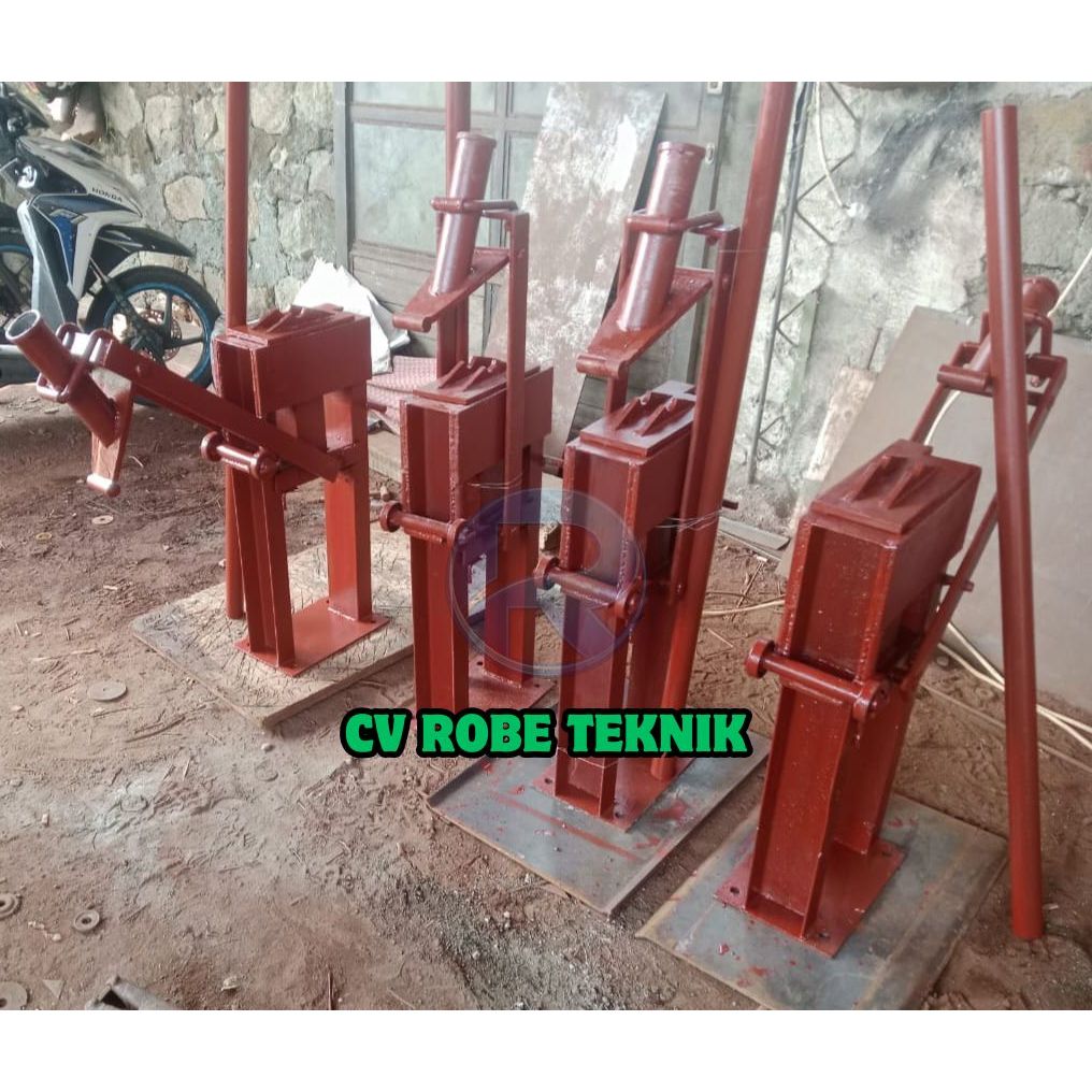 Alat Cetak Paving Manual Genjot 21 x 10,5 x 8 cm | Cetak Paving Block Press Manual Besi Kuat