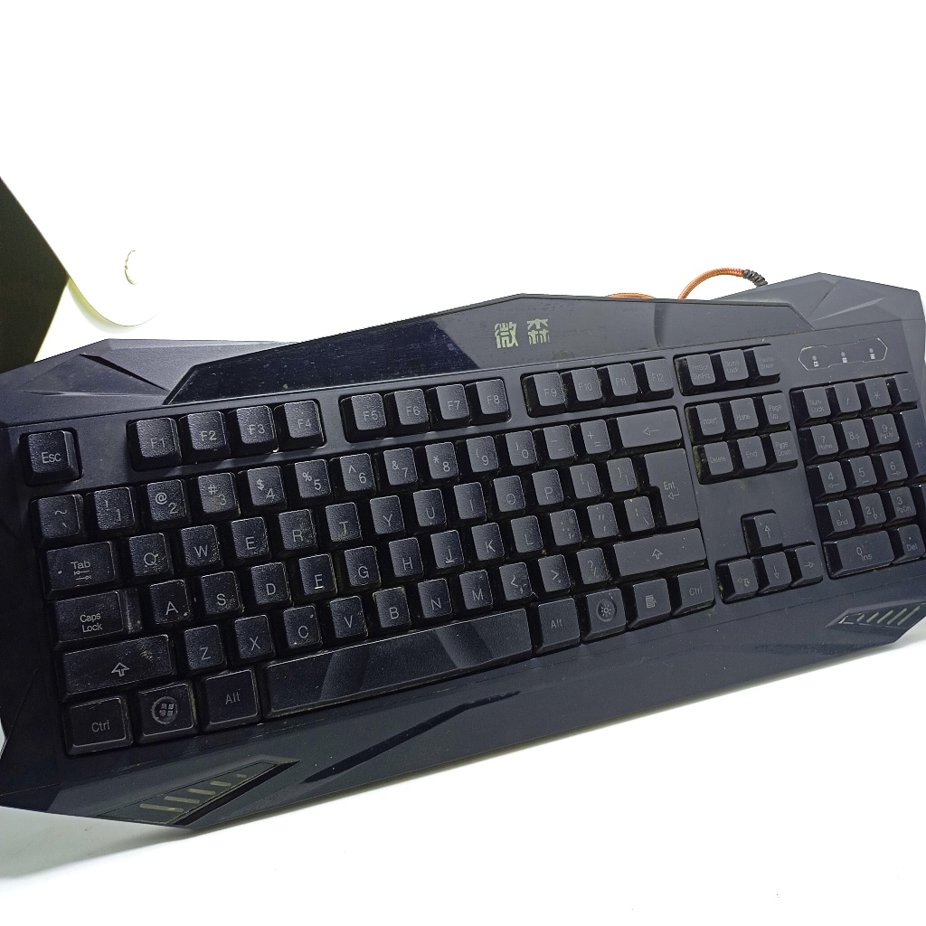 Keyboard Gaming Impor RGB Second Merek WEILIN Hitam Keyboard/KEYBOARD jadul GRAND Second (MOHON BACA