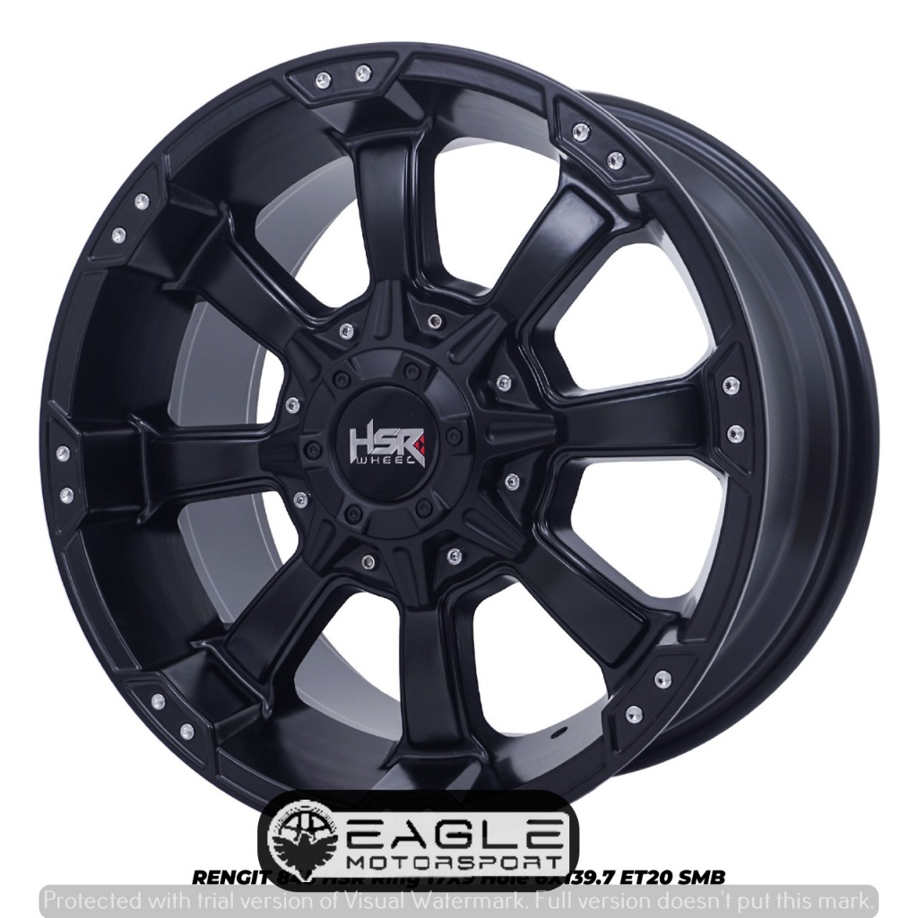 VELG MOBIL RACING RING 17 PAJERO FORTUNER HILUX TRIRON DLL HSR RENGIT RING 17