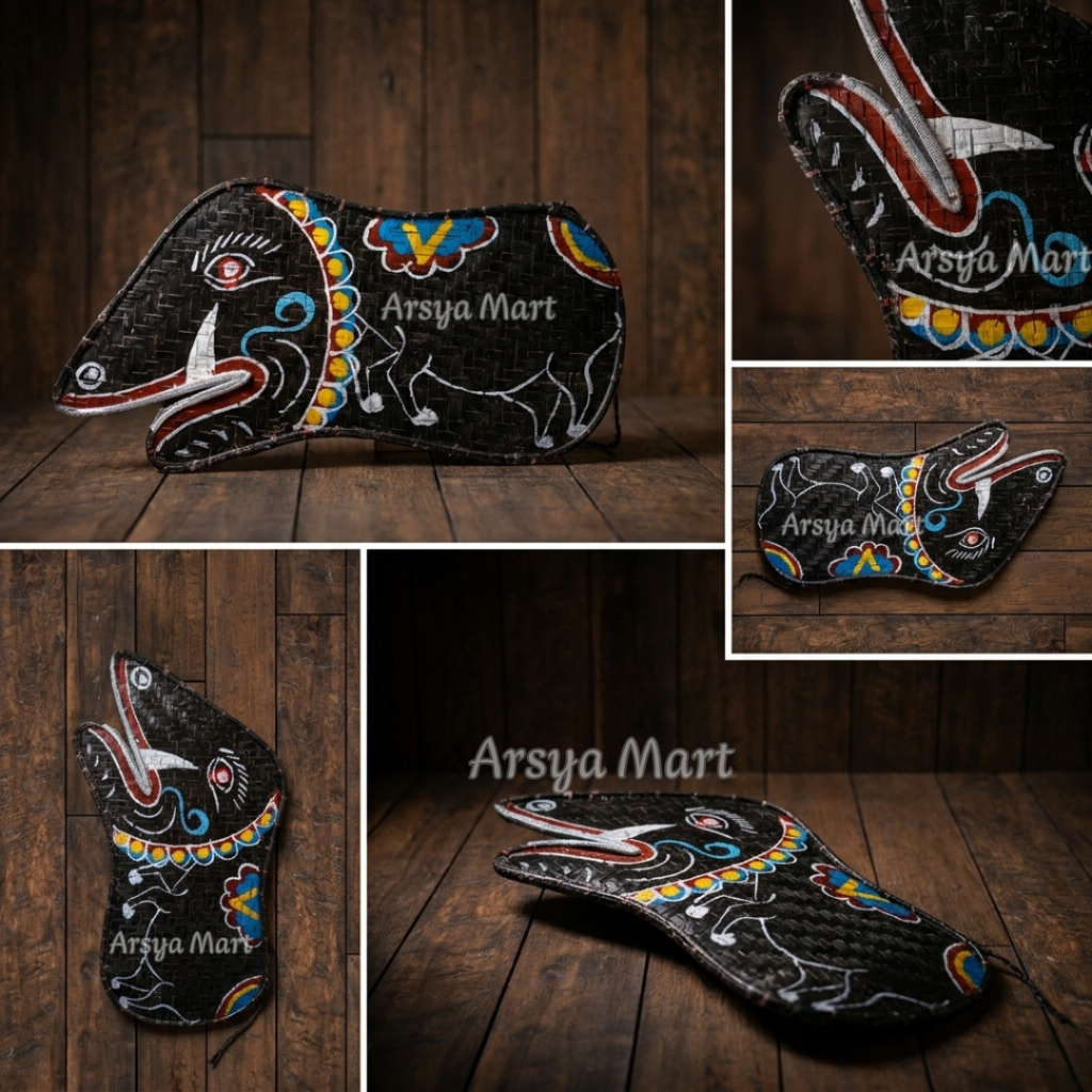 Mainan Anak Celeng Srenggi Bambu Gedek Kepang Premium Motif