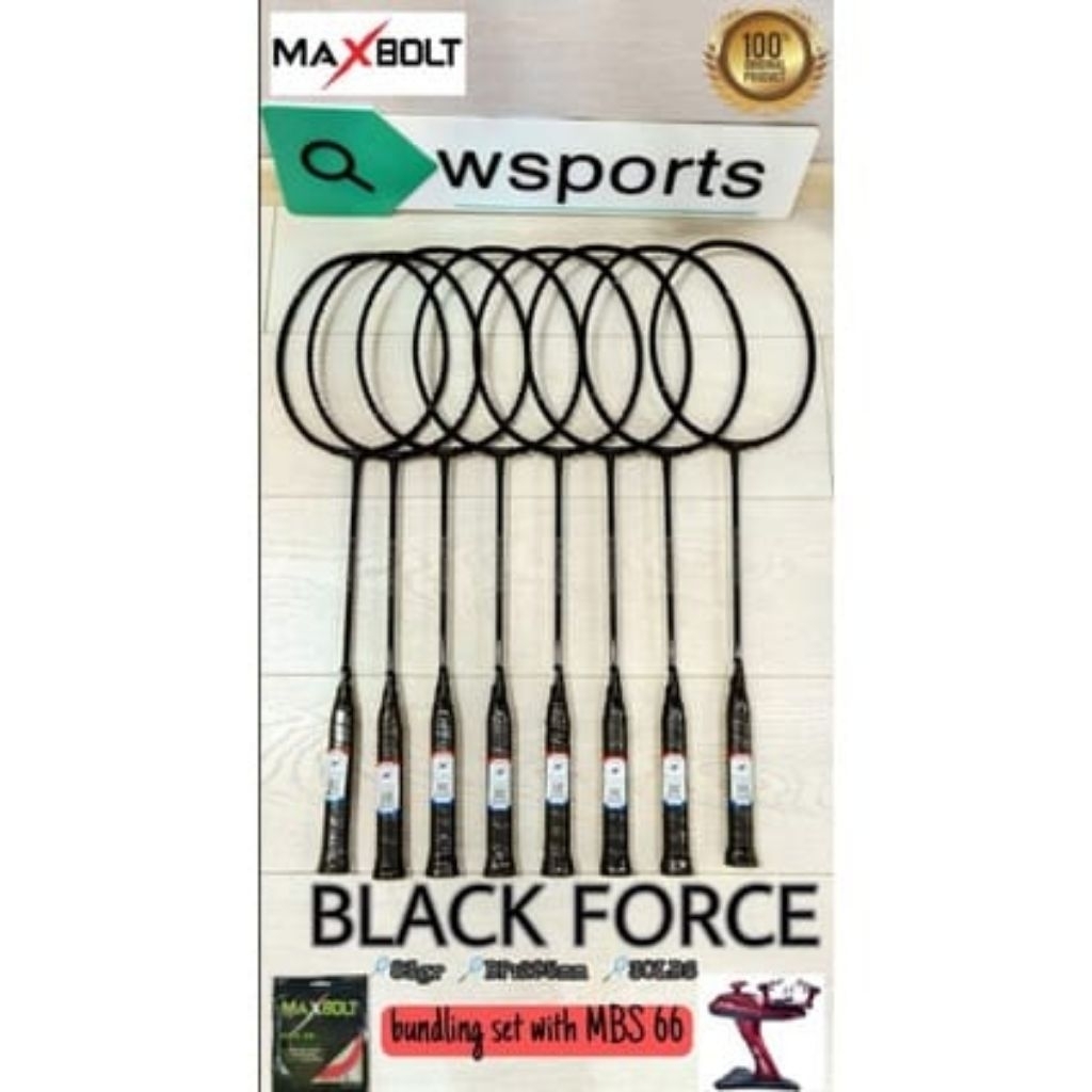 Raket Badminton Maxbolt BLACK FORCE 2 II Original