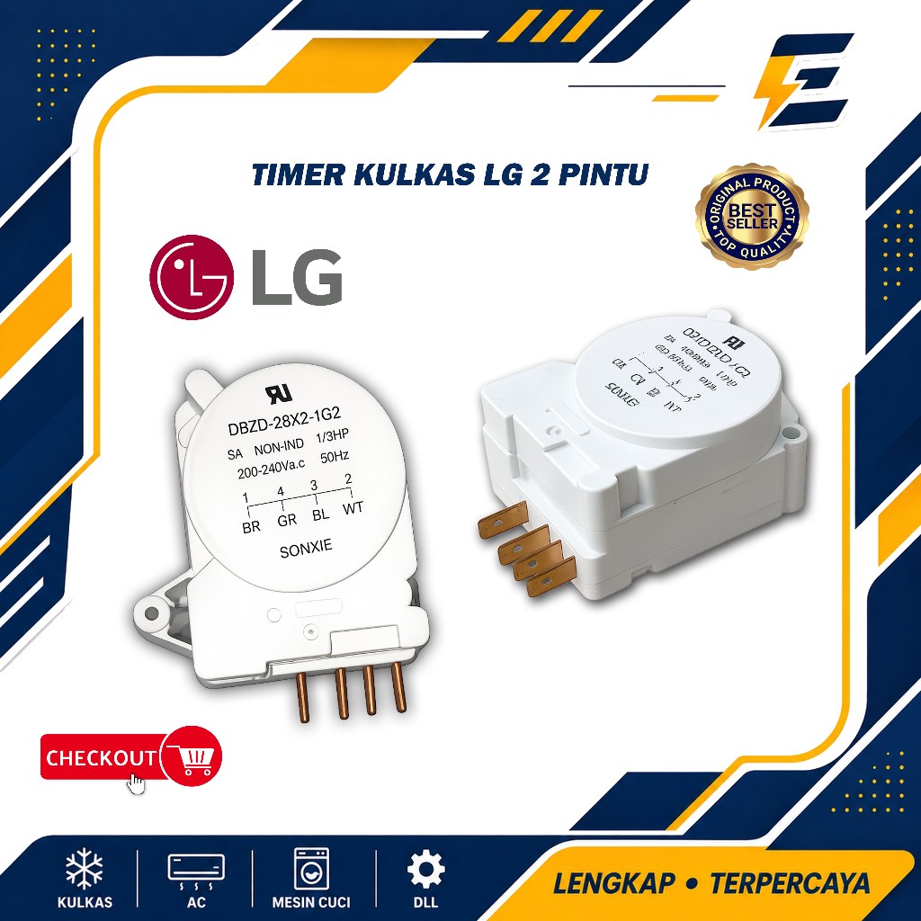 TIMER KULKAS 2 PINTU SONXIE / TIMER KULKAS LG 2 Pintu