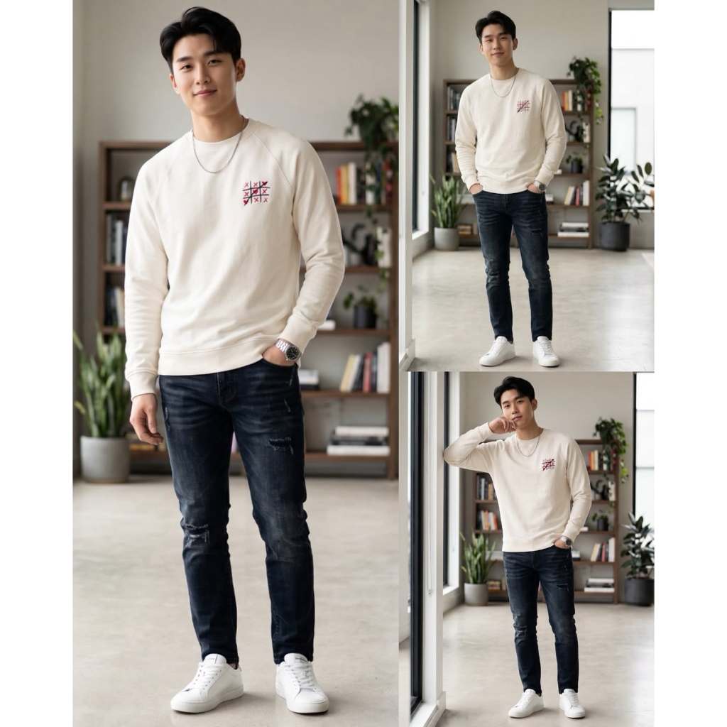 Sweater Pria GF Men's Crewneck Sweatshirt - 2617