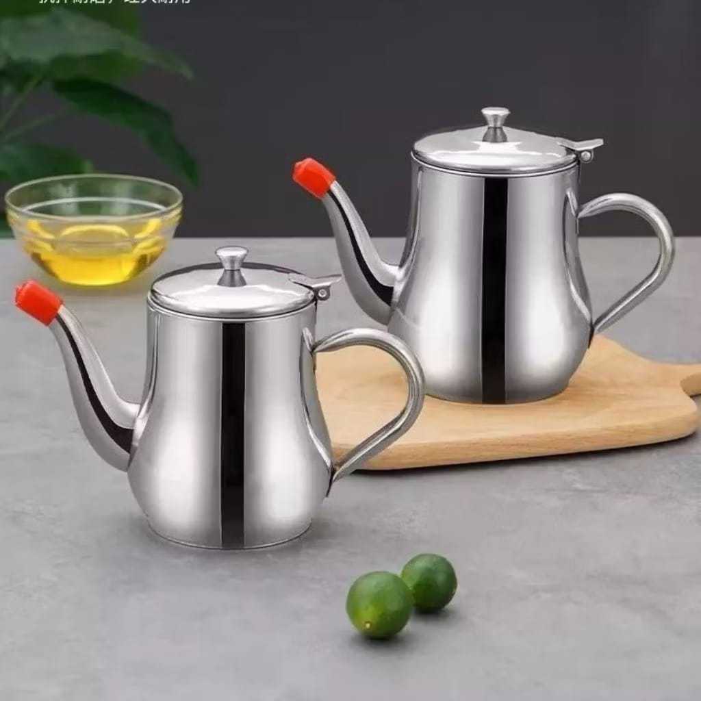 Teapot Saringan Stainless Saringan Teh Oil Pot Saringan Minyak Goreng Saringan Teh