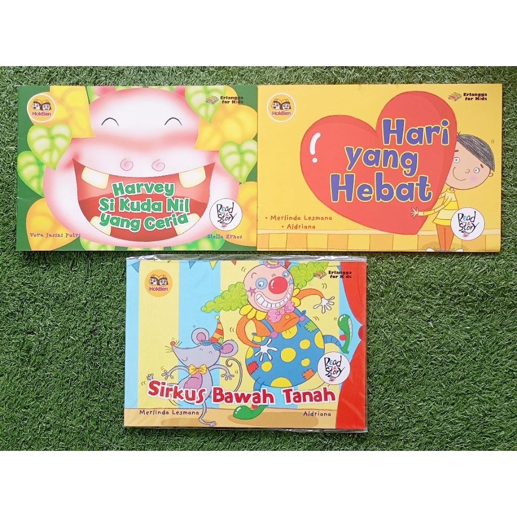 Paket Read A Story Hokben (isi 3) (Segel & No segel)